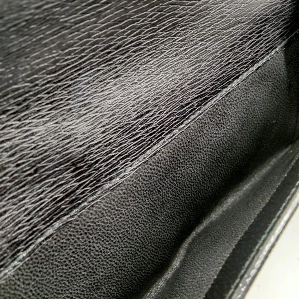 Gucci Long Wallet Black Leather 280-081825 - Picture 7 of 9